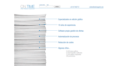 Desktop Screenshot of ontimepprint.com